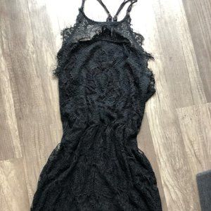 Free People black lace cocktail dress